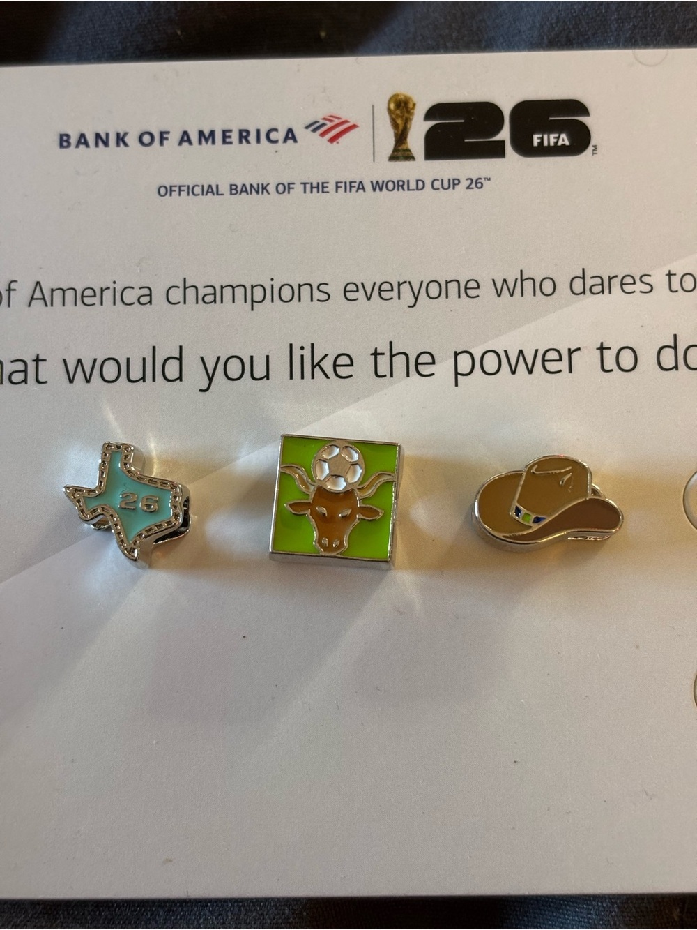 BofA FIFA World Cup 26 Loose Charms/ Beads